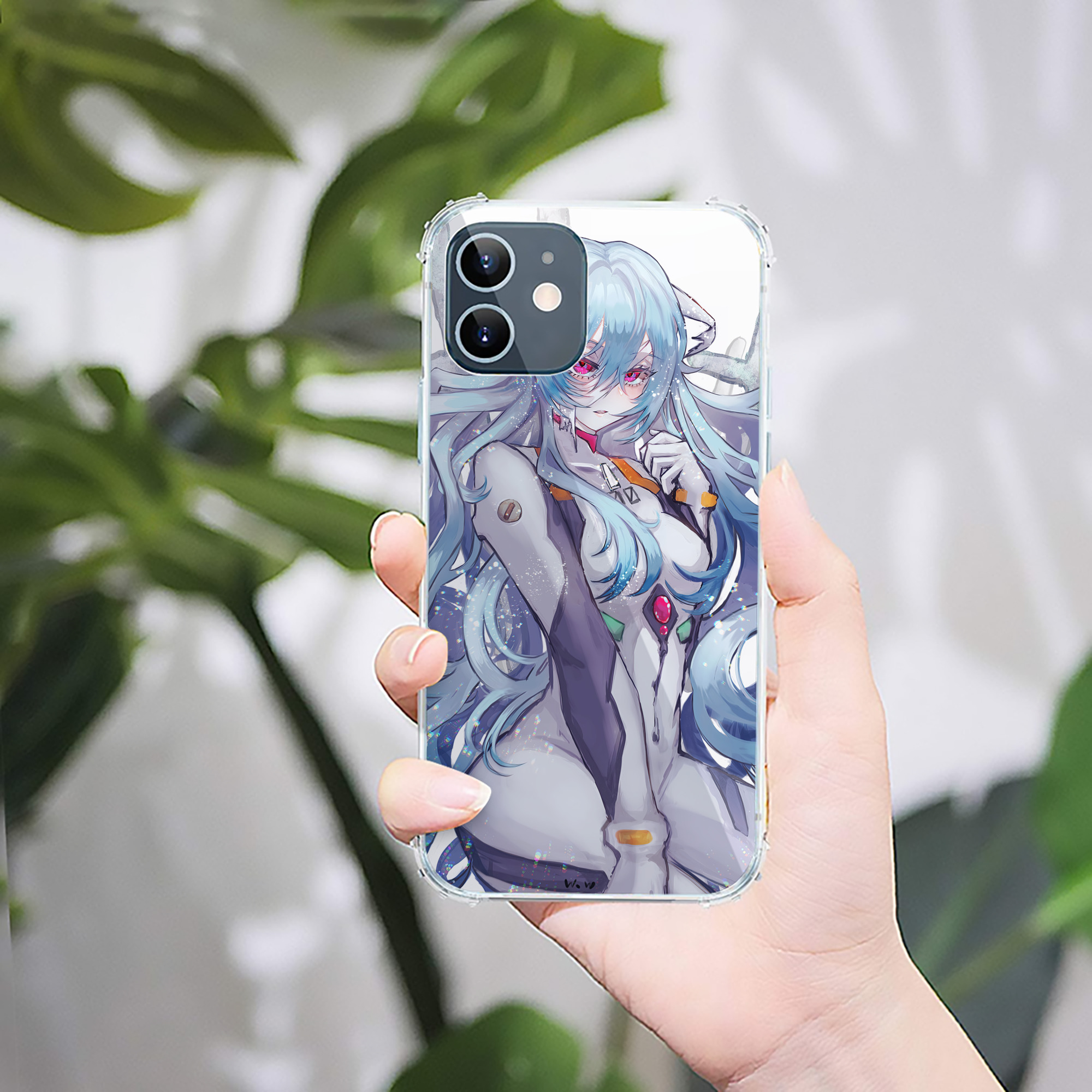 （画像用） EVA 新世紀エヴァンゲリオン 【iPhone 12シリーズ対応】透明スマホケース（クリアソフトケース）